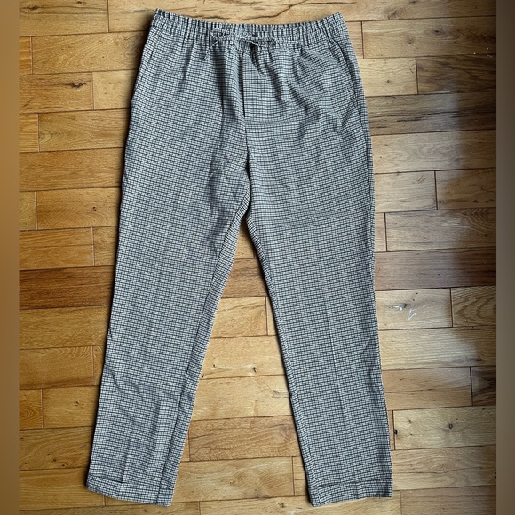 H&M Drawstring Plaid Pants - Picture 2 of 4